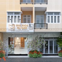 Phương án thiết kế nội thất nha khoa Nụ Cười hiện đại